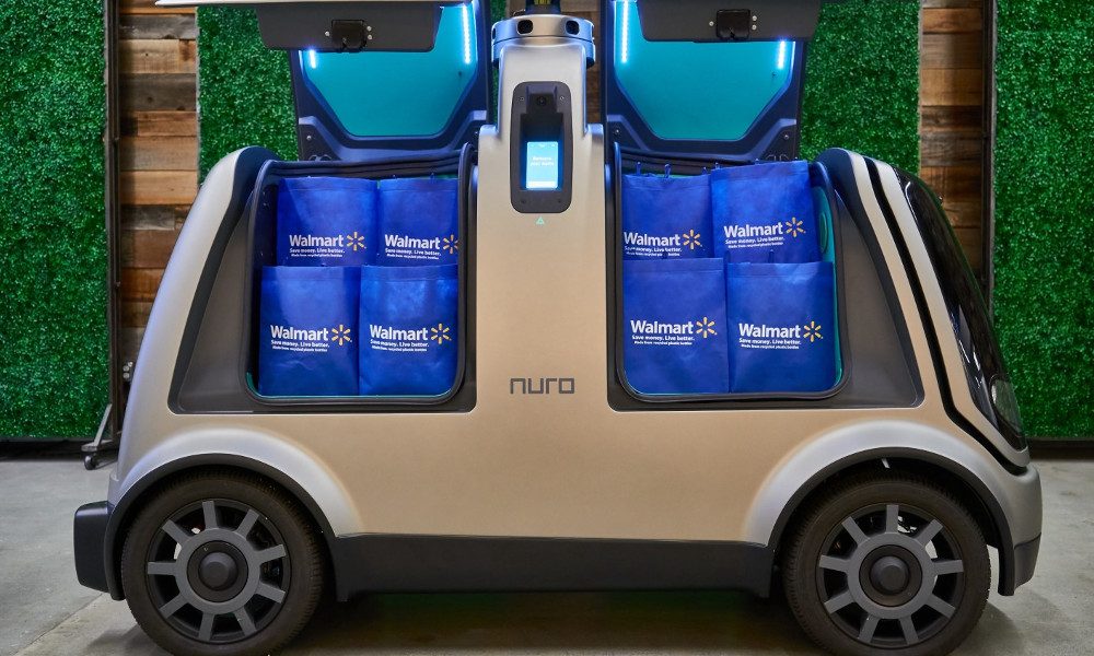 01Nuro R2 veicoli autonomi per le consegne di Walmart