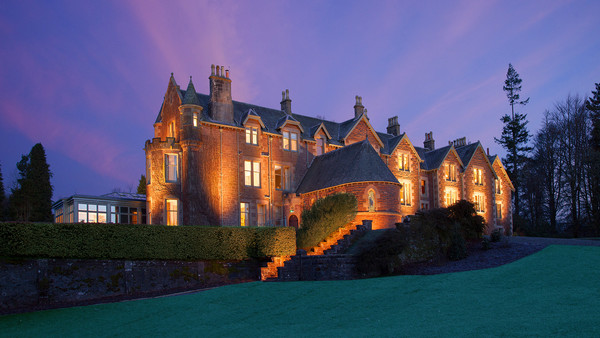 Tennis champion Andy Murray launches a new luxury hotel in Scotland