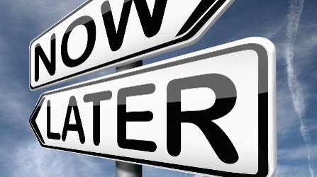 now later