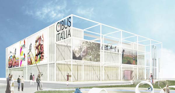 padiglione rendering